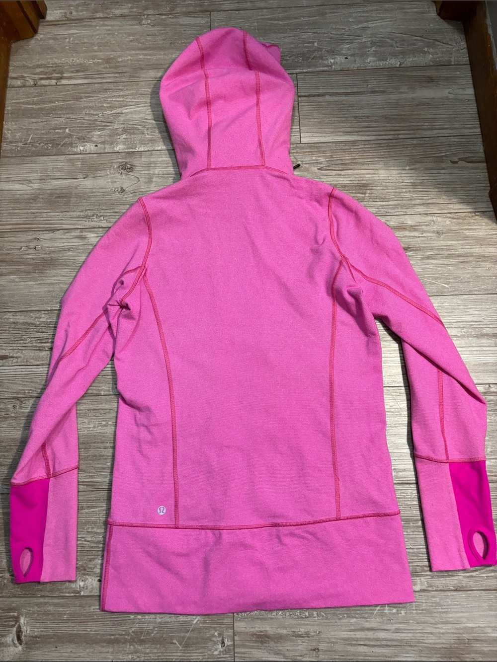 lululemon athletica Bright Pink Hooded Zip Define Jacket - Picture 8 of 9